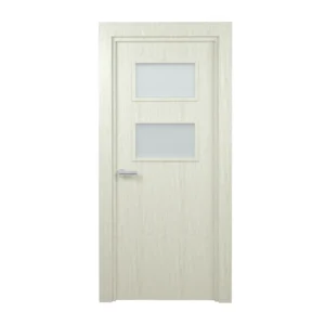 PORTE VITREE 1/2 EN MDF NID ABEILLE 730mm AVEC CADRE EN WPC140mm
