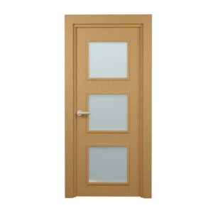 PORTE VITREE 1/1 EN MDF NID ABEILLE 830mm AVEC CADRE EN WPC110mm