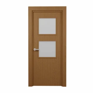 PORTE VITREE 1/2 EN MDF NID ABEILLE 830mm AVEC CADRE EN WPC110mm