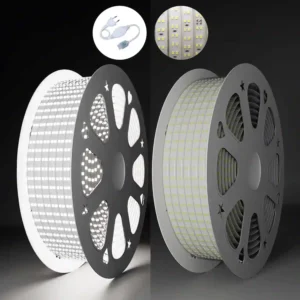 Pack Ruban LED 2 lignes 14W (lumière blanche) avec transformateur