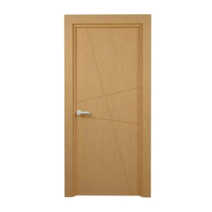 PORTE PLEINE EN MDF AGGLOMERE TUBULAIRE 830mm AVEC CADRE EN WPC140mm