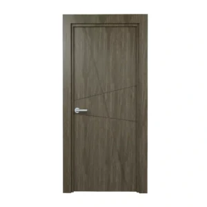 PORTE PLEINE EN MDF AGGLOMERE TUBULAIRE 830mm AVEC CADRE EN BOIS LATTE