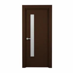 PORTE VITREE 1/1 EN MDF NID ABEILLE 830mm AVEC CADRE EN WPC140mm