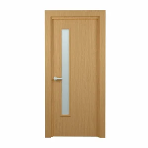 PORTE VITREE 1/1 EN PVC NID ABEILLE 730mm AVEC CADRE EN WPC140mm