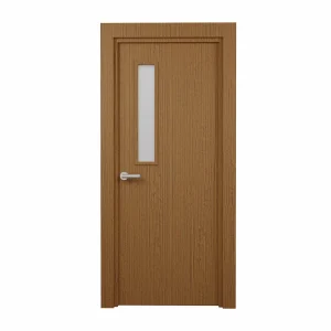 PORTE VITREE 1/2 EN PVC NID ABEILLE 830mm AVEC CADRE EN WPC110mm