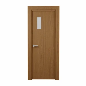 PORTE VITREE 1/3 EN PVC NID ABEILLE 730mm AVEC CADRE EN WPC140mm