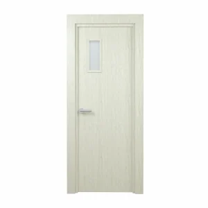 PORTE VITREE 1/3 EN PVC NID ABEILLE 730mm AVEC CADRE EN WPC110mm