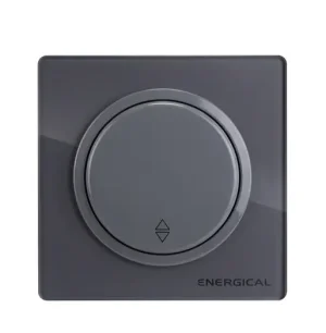 Interrupteur va et vient DIAA Glass Gris